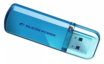 Флеш Диск Silicon Power 16Gb Helios 101 SP016GBUF2101V1B USB2.0 синий - купить недорого с доставкой в интернет-магазине