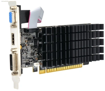 Видеокарта Afox PCI-E AF210-1024D3L5-V2 NVIDIA G210 1Gb 64bit DDR3 520/1600 DVIx1 HDMIx1 CRTx1 HDCP Ret low profile - купить недорого с доставкой в интернет-магазине