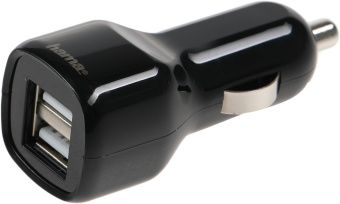 Автомобильное зар./устр. Hama H-1401660 12W 1.2A+1.2A 2xUSB универсальное черный (00173624) - купить недорого с доставкой в интернет-магазине