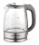 Чайник электрический Starwind SKG2315 1.7л. 2200Вт серый/серебристый (корпус: стекло) - купить недорого с доставкой в интернет-магазине