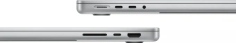Ноутбук Apple MacBook Pro A3401 M4 Pro 12 core 24Gb SSD512Gb/16 core GPU 14.2" Liquid Retina XDR (3024x1964) macOS silver WiFi BT Cam (MX2E3HN/A) - купить недорого с доставкой в интернет-магазине