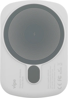 Мобильный аккумулятор Vipe Jake 5000mAh PD 20W 3A USB-C беспров.зар. белый (VPPBJAKE5KSTWH) - купить недорого с доставкой в интернет-магазине