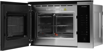 Микроволновая печь Hyundai HBW 2560 IX 25л. 900Вт черный (встраиваемая) - цена, купить или заказать с доставкой в интернет-магазине Микроволновая печь Hyundai HBW 2560 IX 25л. 900Вт черный (встраиваемая) - купить недорого с доставкой в интернет-магазине