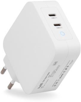 Блок питания TopON TOP-GaN-100W автоматический 100W 5V-20V 5A 2xUSB от бытовой электросети LED индикатор - купить недорого с доставкой в интернет-магазине