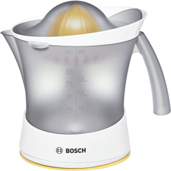 Соковыжималка цитрусовая Bosch MCP3500N 21Вт рез.сок.:800мл. белый - купить недорого с доставкой в интернет-магазине
