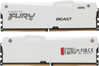 Память DDR5 2x32GB 5600MHz Kingston KF556C40BWAK2-64 Fury Beast RGB RTL Gaming PC5-44800 CL40 DIMM 288-pin 1.25В kit single rank с радиатором Ret - купить недорого с доставкой в интернет-магазине