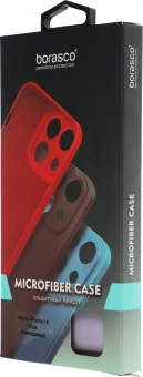 Чехол (клип-кейс) BoraSCO для Apple iPhone 16 Plus Microfiber Case лавандовый (73686) - купить недорого с доставкой в интернет-магазине