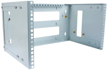 Кронштейн телекоммуникационный Cabeus NC-6U настен. регул.глуб. 6U 19" 450мм нагр.:15кг серый - купить недорого с доставкой в интернет-магазине