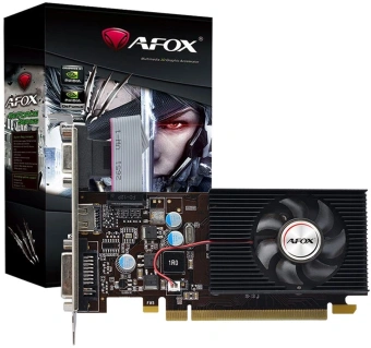 Видеокарта Afox PCI-E AF210-512D3L3-V2 NVIDIA G210 512Mb 64bit DDR3 550/1600 DVIx1 HDMIx1 CRTx1 HDCP Ret low profile - купить недорого с доставкой в интернет-магазине