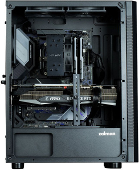 Корпус Zalman i4 черный без БП ATX 5x120mm 2xUSB2.0 1xUSB3.0 audio bott PSU - купить недорого с доставкой в интернет-магазине