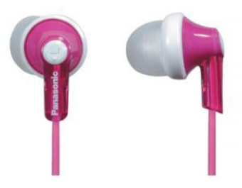 Наушники внутриканальные Panasonic RP-HJE118GU 1.1м белый/розовый проводные в ушной раковине (RP-HJE118GUP) - купить недорого с доставкой в интернет-магазине