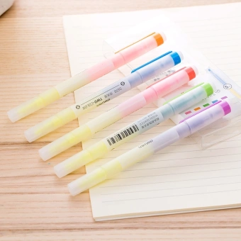 Набор текстовыделителей Deli S619 скошенный пиш. наконечник двухсторонний 6цв. ПЭТ-бокс (5шт.) - цена, купить или заказать с доставкой в интернет-магазине Набор текстовыделителей Deli S619 скошенный пиш. наконечник двухсторонний 6цв. ПЭТ-бокс (5шт.) - купить недорого с доставкой в интернет-магазине