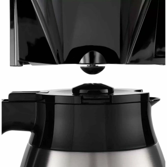 Кофеварка капельная Melitta Look V Therm Timer Black Filter 1000Вт черный/нержавеющая сталь - купить недорого с доставкой в интернет-магазине