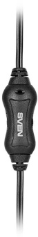 Гарнитура накладные Sven AP-151MV 1.2м черный проводные оголовье (SV-015411) - купить недорого с доставкой в интернет-магазине