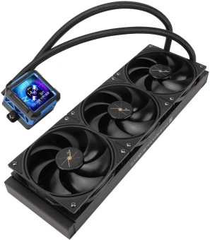 Система водяного охлаждения Thermalright Frozen Warframe Pro 360 Soc-AM5/AM4/1151/1200/2066/2011/1700 черный 4-pin 29.6dB Al LCD Ret (F-WFRAME-PRO-360-BL) - купить недорого с доставкой в интернет-магазине