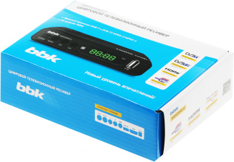 Ресивер DVB-T2 BBK SMP028HDT2 черный - купить недорого с доставкой в интернет-магазине