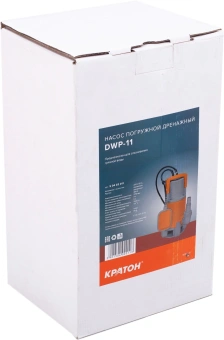 Насос дренажный Кратон DWP-11 400Вт 7500л/час центробежный (5 04 02 011) - купить недорого с доставкой в интернет-магазине