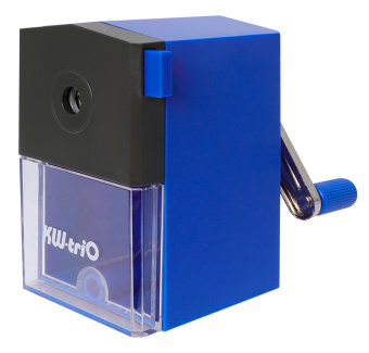 Точилка для карандашей механическая Kw-Trio 305Ablu 1 отверстие пластик синий - купить недорого с доставкой в интернет-магазине