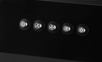 Вытяжка каминная Weissgauff Zaurak 60 PB черный управление: кнопочное (1 мотор) - купить недорого с доставкой в интернет-магазине