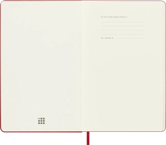 Еженедельник Moleskine ACADEMIC WKNT Large 130х210мм датир.18мес 208стр. красный - купить недорого с доставкой в интернет-магазине