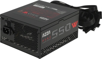 Блок питания Azza ATX 550W PSAZ-550W 80+ bronze (20+4pin) APFC 120mm fan 5xSATA RTL - купить недорого с доставкой в интернет-магазине