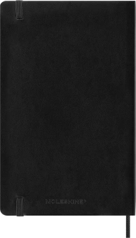Ежедневник Moleskine ACADEMIC SOFT Large 130х210мм датир.18мес 592стр. мягкая обложка черный - купить недорого с доставкой в интернет-магазине