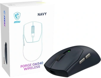 Мышь MSI Forge GM340 W серый оптическая 12000dpi беспров. BT/Radio USB 5but (S12-4301790-HH9) - купить недорого с доставкой в интернет-магазине