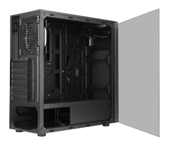 Корпус Accord JP-VI черный без БП ATX 3x120mm 2xUSB2.0 1xUSB3.0 audio bott PSU - купить недорого с доставкой в интернет-магазине