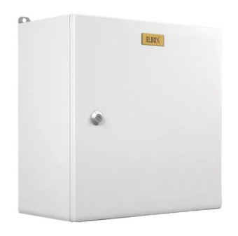 Шкаф электротехнический Elbox EMW-400.300.210-1-IP66 настенный 300мм 210мм несъемн.бок.пан. 50кг серый - купить недорого с доставкой в интернет-магазине