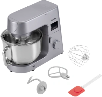 Миксер планетарный Vitek VT-PM0550 2000Вт серебристый - купить недорого с доставкой в интернет-магазине