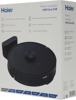 Пылесос-робот Haier HSR Care S3B 45Вт черный - купить недорого с доставкой в интернет-магазине