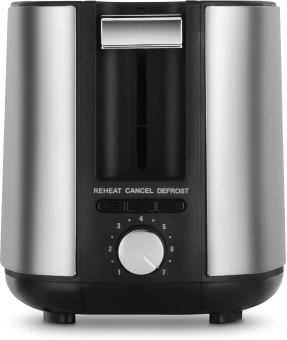 Тостер Vitek VT-7156 750Вт серебристый/черный - купить недорого с доставкой в интернет-магазине