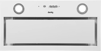 Вытяжка встраиваемая Domfy DM6036BB WG белый управление: кнопочное (1 мотор) - купить недорого с доставкой в интернет-магазине