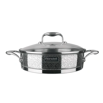 Сотейник Rondell Vintage RDS-353 2.6л. d=26см (с крышкой) стальной - купить недорого с доставкой в интернет-магазине