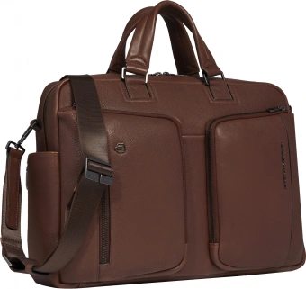Деловая сумка Piquadro Cronus CA6025S134/M с отделением для ноутбука коричневый натур.кожа - купить недорого с доставкой в интернет-магазине