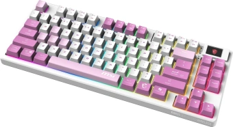 Клавиатура MSI Forge GK600 механическая белый/фиолетовый USB беспроводная BT/Radio Multimedia for gamer LED (S11-43RUQ01-HH9) кабель 1.8м - купить недорого с доставкой в интернет-магазине