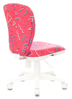 Кресло детское Бюрократ KD-W10 малиновый Sticks 05 крестов. пластик пластик белый - купить недорого с доставкой в интернет-магазине