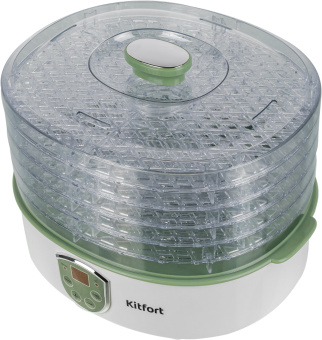 Сушка для фруктов и овощей Kitfort KT-1902 5под. 250Вт белый - купить недорого с доставкой в интернет-магазине