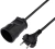 Удлинитель силовой PROconnect ПВС (11-7102) 2x0.75кв.мм 1розет. 20м ПВС 6A пласт.рамка черный - купить недорого с доставкой в интернет-магазине