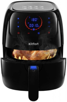 Аэрогриль Kitfort KT-2210 1400Вт черный - купить недорого с доставкой в интернет-магазине