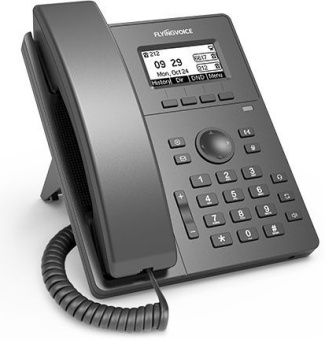 Телефон IP Flyingvoice P10P черный - купить недорого с доставкой в интернет-магазине