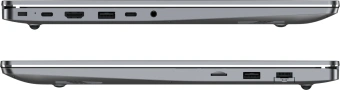 Ноутбук Tecno MegaBook K16SAA Core i3 1315U 8Gb SSD256Gb Intel UHD Graphics 16" IPS WUXGA (1920x1200) Windows 11 Home grey WiFi BT Cam 6060mAh (71003300470) - купить недорого с доставкой в интернет-магазине