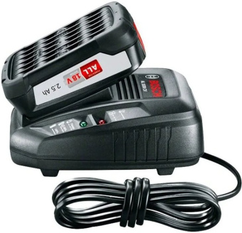 Батарея аккумуляторная Bosch PBA 18В 2.5Ач Li-Ion (З/У в компл.) (1600A00K1P) - купить недорого с доставкой в интернет-магазине