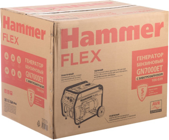 Генератор Hammer Flex GN7000ET 6.5кВт - купить недорого с доставкой в интернет-магазине