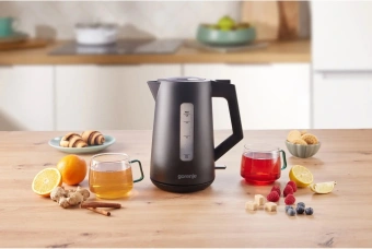 Чайник электрический Gorenje K17OPB 1.7л. 2200Вт черный корпус: пластик - купить недорого с доставкой в интернет-магазине