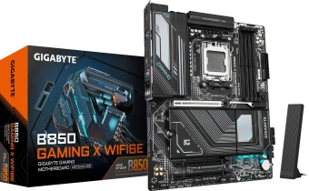 Материнская плата Gigabyte B850 GAMING X WIFI6E SocketAM5 AMD B850 4xDDR5 ATX AC`97 8ch(7.1) 2.5Gg RAID+HDMI - купить недорого с доставкой в интернет-магазине