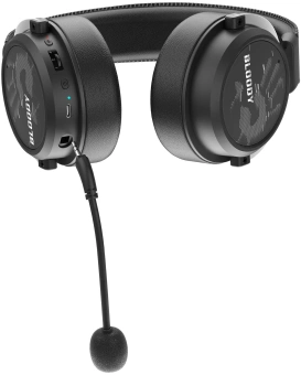 Наушники с микрофоном A4Tech Bloody MR590 Sports черный 1.5м мониторные BT/Radio/3.5mm оголовье (MR590 + WIRED/SPORT BLACK) - купить недорого с доставкой в интернет-магазине