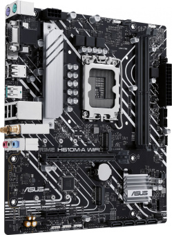 Материнская плата Asus PRIME H610M-A WIFI Soc-1700 Intel H610 2xDDR5 mATX AC`97 8ch(7.1) GbLAN+VGA+HDMI+DP - купить недорого с доставкой в интернет-магазине