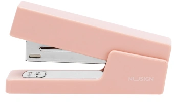 Степлер Deli ENS084 Nusign 24/6 26/6 (20листов) розовый 100скоб коробка - купить недорого с доставкой в интернет-магазине