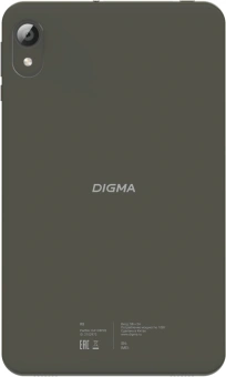 Планшет Digma R8 T606 (1.6) 8C RAM4Gb ROM64Gb 8" IPS 1280x800 4G Android 15 темно-серый 5Mpix 2Mpix BT WiFi microSD 512Gb 4000mAh 168hrs - купить недорого с доставкой в интернет-магазине
